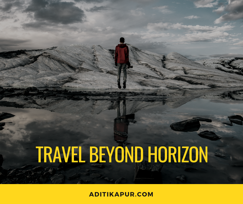 Travel beyond horizon