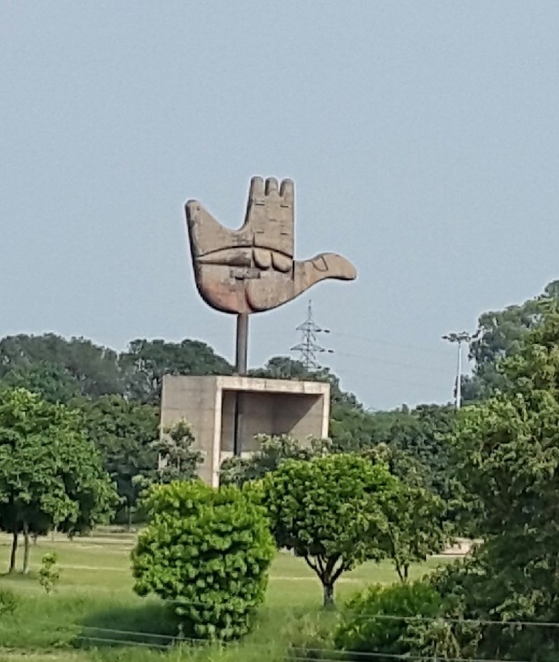 The Open Hand sculpture