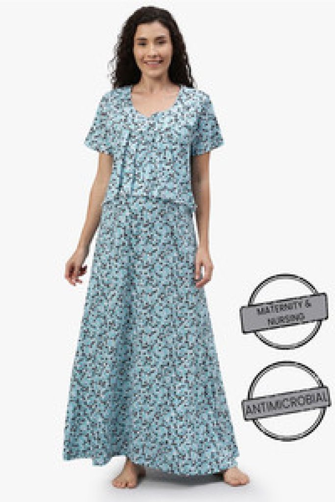Maternity/nursing night dress