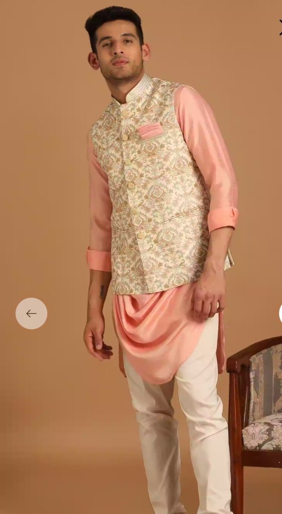 Kurta jacket set 