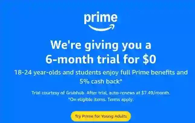 Amazon Prime for Young Adults